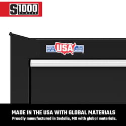 Craftsman S1000 27 in. 4 drawer Steel Rolling Tool Cabinet 32.5 in. H X 18 in. D