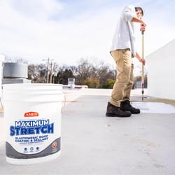 AMES Maximum Stretch Bright White Acrylic Elastomeric Roof Coating