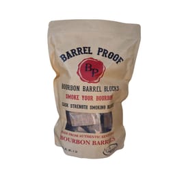 Barrel Proof Bourbon Barrel Blocks All Natural Oak Wood Smoking Chunks 2 lb