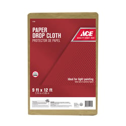 Ace 9 ft. W X 12 ft. L Paper Drop Cloth 1 pk