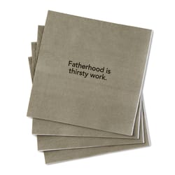 Hallmark Fatherhood is Thirsty Work Napkins Paper 20 pk