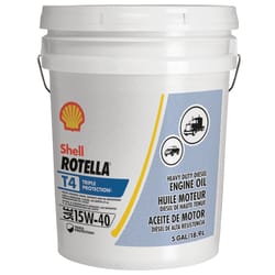 Shell Rotella 15W-40 Diesel Heavy Duty Engine Oil 5 gal 1 pk