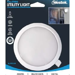 Westek 4.1 in. H X 4.1 in. W X 1.25 in. L White Utility Light