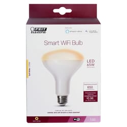飞特电动BR30 E26(中)智能WiFi LED灯泡软白色65瓦当量1 pk