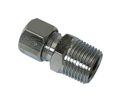 Ace 3/8 in. MPT X 3/8 in. D Compression Brass Straight Connector
