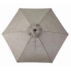 Living Accents Ainsley 9 ft. Tiltable Brown Patio Umbrella