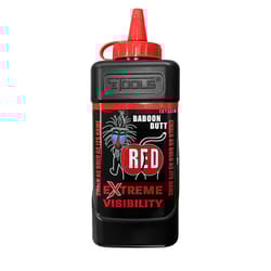 CE Tools 10 oz Permanent Extreme Visibility Chalk Powder Baboon Butt Red 1 pk