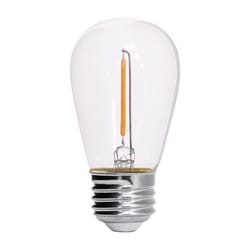 Feit LED S14 E26 (Medium) LED Bulb Warm White 11 Watt Equivalence 4 pk