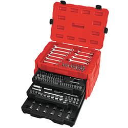 Craftsman 1/4, 3/8 and 1/2 in. drive S Metric and SAE 12 Point Mechanic's Tool Set 268 pc