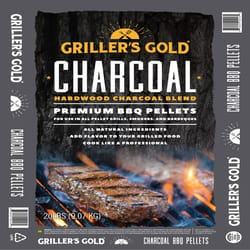 Griller's Gold Hardwood Charcoal Blend All Natural BBQ Wood Pellet 20 lb