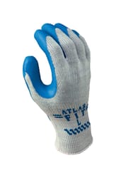 Atlas Fit Unisex Indoor/Outdoor Coated Work Gloves Blue/Gray L 1 pair