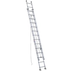 Werner 28 ft. H Aluminum Extension Ladder Type IA 300 lb. capacity