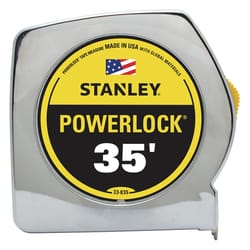 Stanley PowerLock 35 ft. L X 1 in. W Tape Measure 1 pk