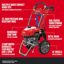 Craftsman CMEPW2400 2400 psi Electric 1.1 gpm Pressure Washer
