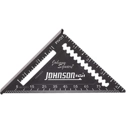 Johnson Johnny Square 4-1/2 in. L Aluminum Professional Easy-Read Finish Square