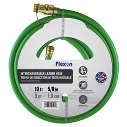 Flexon 5/8 in. D X 10 ft. L Medium Duty Leader Hose Green