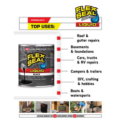 Flex Seal Family of Products Flex Seal Gray Liquid Rubber Sealant Coating 1 gal