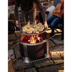 Breeo Outpost 24 Silver Camp Grill 34 in. H X 27 in. W 1 pk