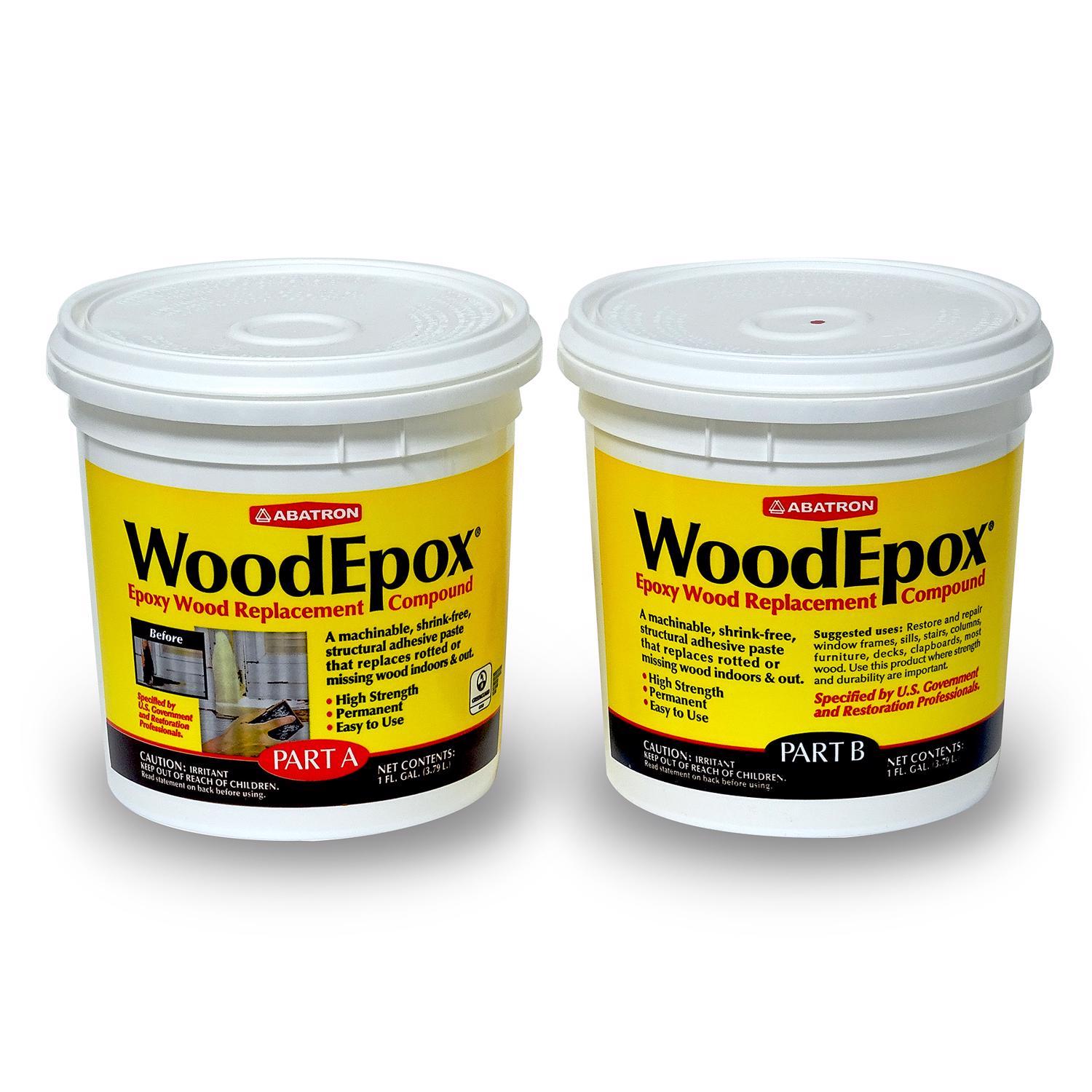 Photo 1 of Abatron WoodEpox Beige Epoxy Wood Filler Kit 2 gal