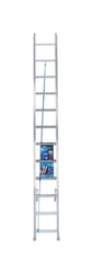 Werner 24 ft. H Aluminum Extension Ladder Type I 250 lb. capacity