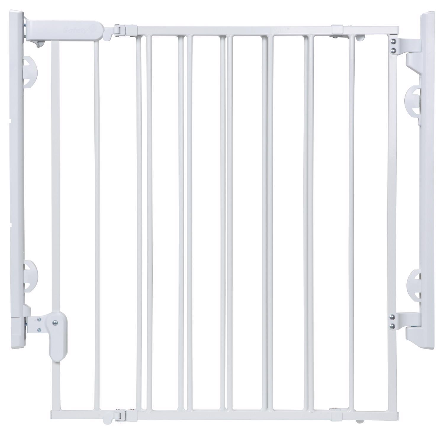 Photo 1 of Safety 1st White 28 in. H X 29 - 42 in. W Metal Stairway Gate