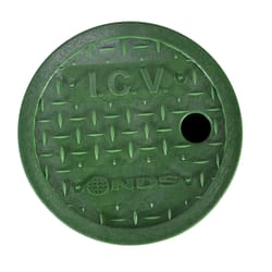 NDS ICV 6 in. Round Valve Box Cover Green