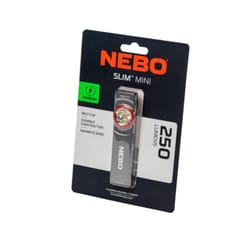 NEBO Slim 250 lm Storm Gray LED Mini Flashlight