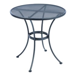 Living Accents Winston Black Round Steel Bistro Table
