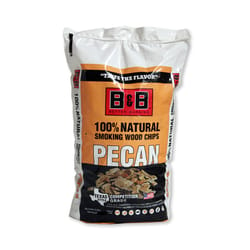 B&B Charcoal All Natural Pecan Wood Smoking Chips 180 cu in