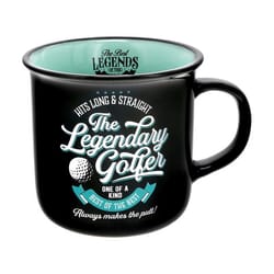 Pavilion Legends of the World 13 oz Black/Teal BPA Free Legendary Golfer Mug