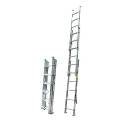 Werner 16 ft. H Aluminum Extension Ladder Type II 225 lb. capacity