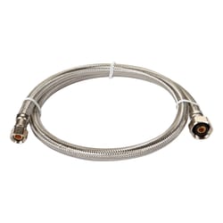 Ace 3/8 in. Compression X 1/2 in. D FIP 36 in. Stainless Steel Supply Line