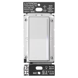 Lutron Sunnata 1.25 amps Single Pole 3-Way Dimmer Switch White 1 pk