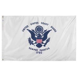 Valley Forge Coast Guard Military Flag 3 ft. W X 5 ft. L