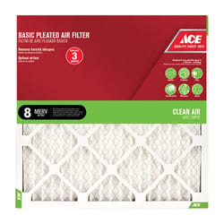 Ace 16 in. W X 24 in. H X 1 in. D Synthetic 8 MERV Pleated Air Filter 1 pk