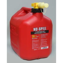 No-Spill Plastic Gas Can 5 gal