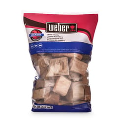 Weber Firespice All Natural Hickory Wood Smoking Chunks 350 cu in