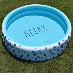CocoNut Float Rae Dunn 260 gal Round Wading Pool 46 in. D