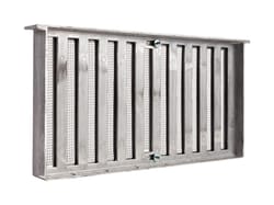 Master Flow 8 in. H X 16 in. W Mill Aluminum Foundation Vent