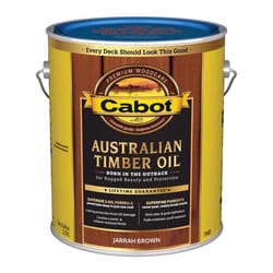 卡伯特澳大利亚木材油低VOC透明Jarrah 棕色（的）油基澳大利亚木材油1加仑