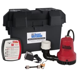 The Basement Watchdog 1/4 HP 2,000 gph Thermoplastic Dual Reed Switch Battery Backup Sump Pump