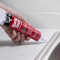 DAP Kwik Seal White Acrylic Latex Kitchen and Bath Adhesive Caulk 5.5 oz