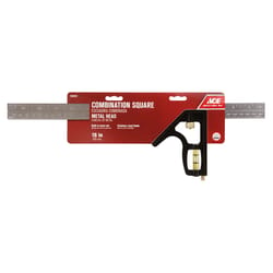 Ace 16 in. L Stainless Steel Adjustable Pro Combination Square