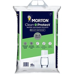 Morton Salt Rust Remover Water Softener Salt Pellets 40 lb