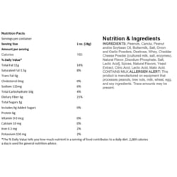 The Carolina Nut Company Buttermilk Ranch Peanuts 12 oz Can