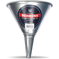 Behrens Silver 7-3/8 in. H Steel 32 oz Funnel