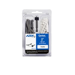 Cortex Azek No. 9 X 2 in. L Star Square Head Trim Screws with Plugs 1 pk