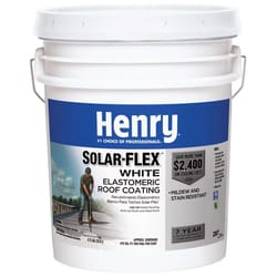 Henry Solar-Flex 287 Smooth White Elastomeric Roof Coating 4.75 gal