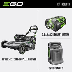 EGO Power+ LM2102SP 21 in. 56 V Battery Self-Propelled Lawn Mower Kit (Battery &amp; Charger)