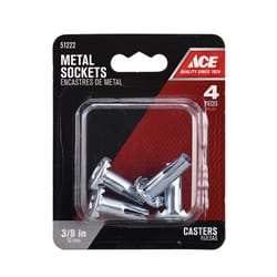 Ace Stamped Metal Caster Socket 1 pk